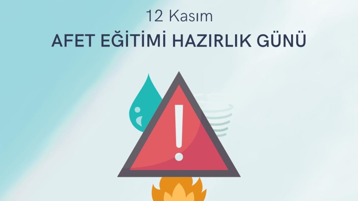 12 Aralık Afete Hazırlık Günü